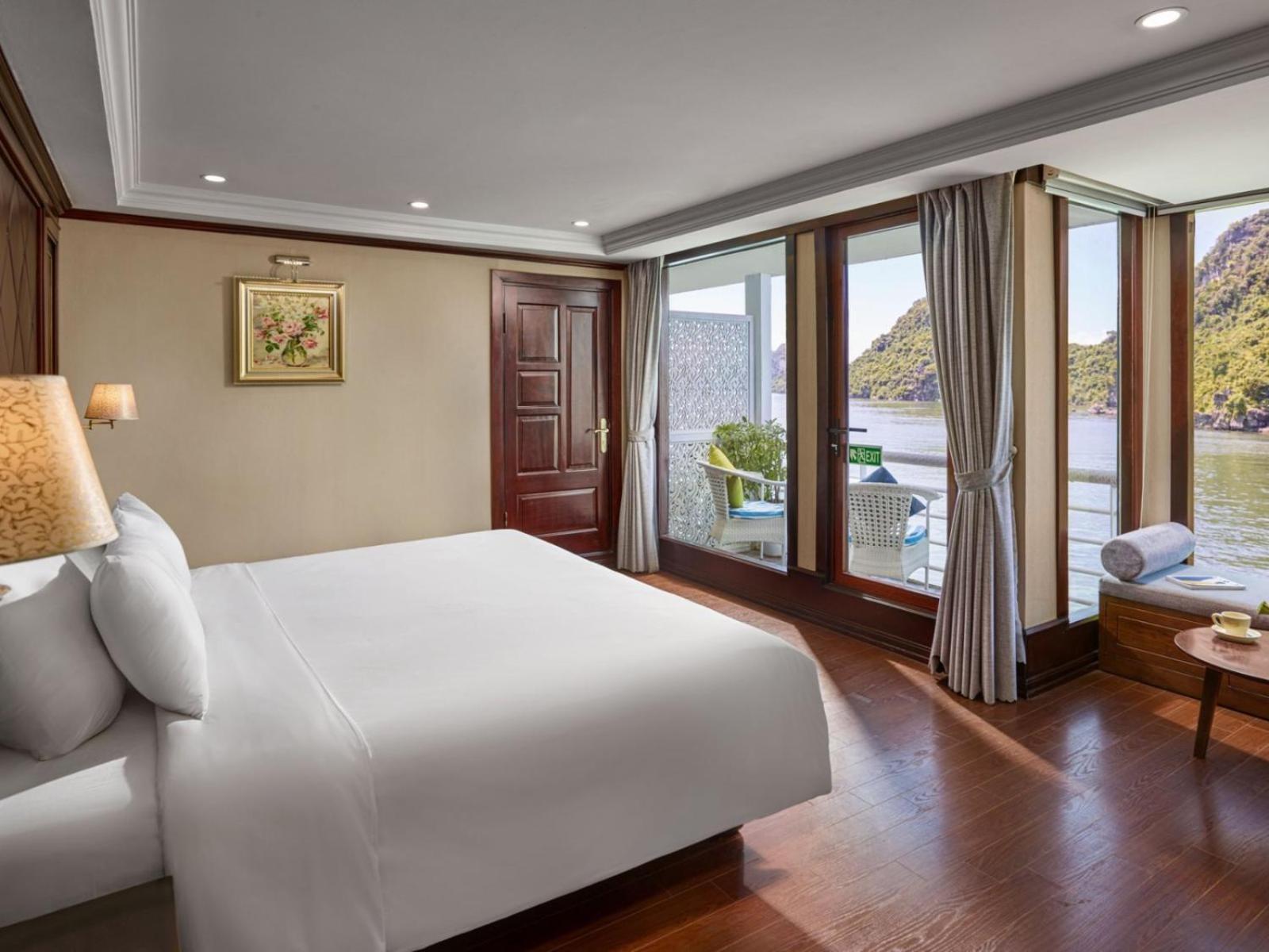 Hotel Lotus Boutique Cruise Hạ Long Exterior foto